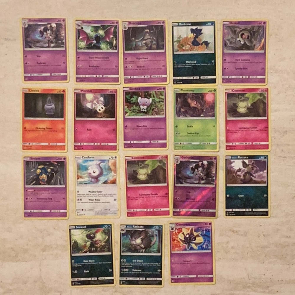 Halloween Pokemon Cards 2017 Lot Of 18 Card Assorted Assortment Tcg View 2